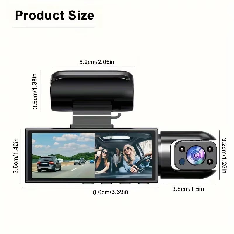 1080  FRONT CAMERA AND IN CAR CAMERA